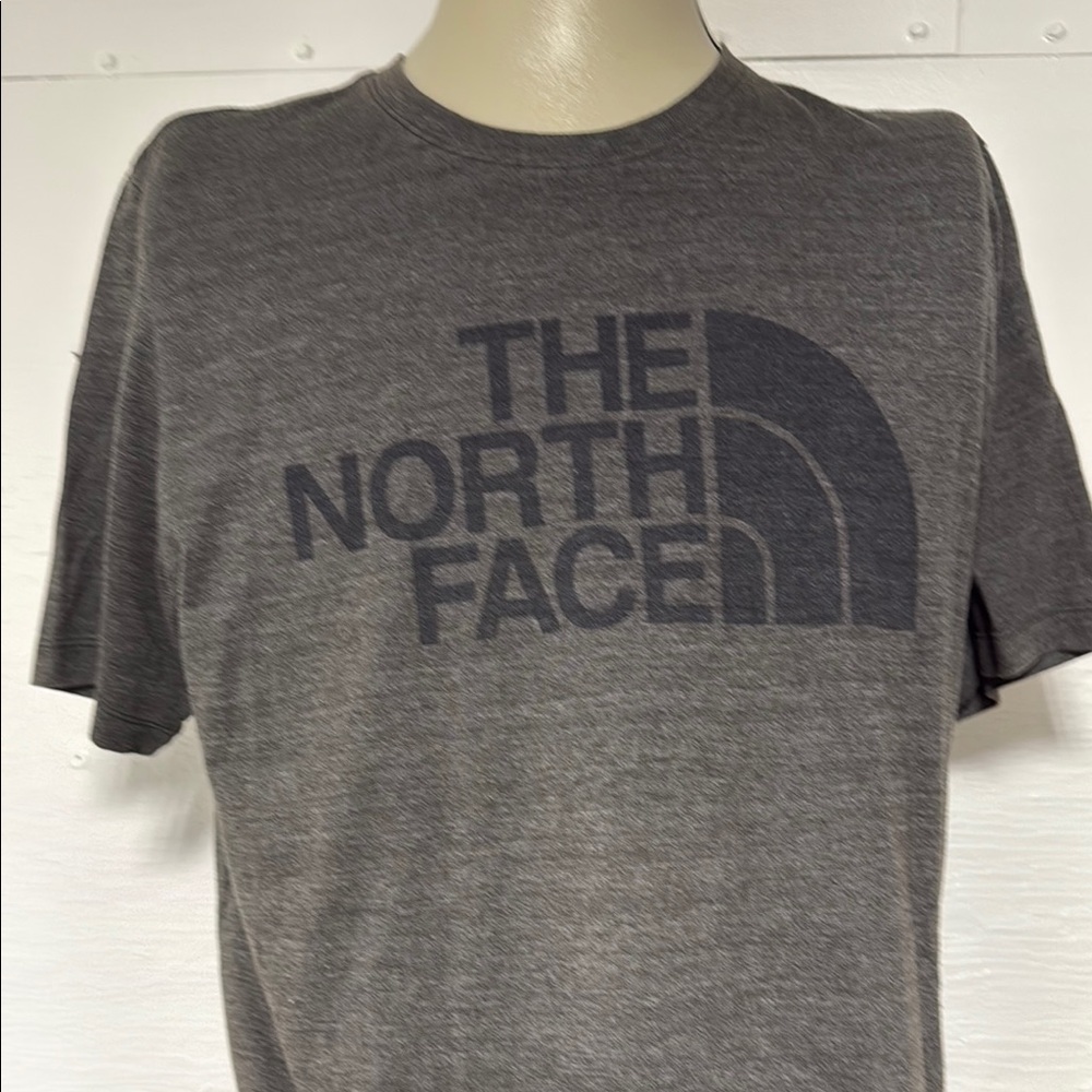 The North Face Gray Short Sleeve Tee with Logo